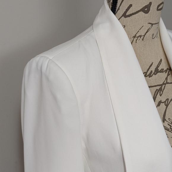 Mural White Slouchy Boyfriend Fit Blazer Women's Size Medium - Picture 5 of 13